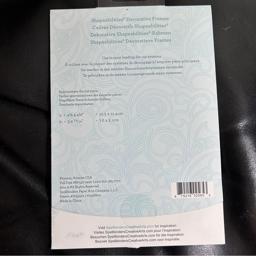 Spellbinders Shapeabilities FLEUR ESSENCE 2 pcs - Picture 5 of 5